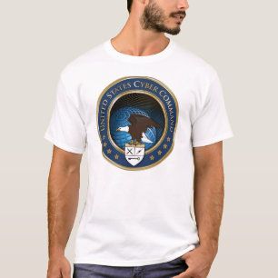 T-shirt do comando USCYBERCOM do Cyber dos E.U.