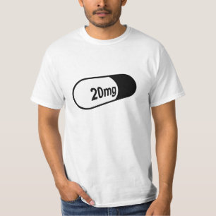 t-shirt do comprimido 20mg