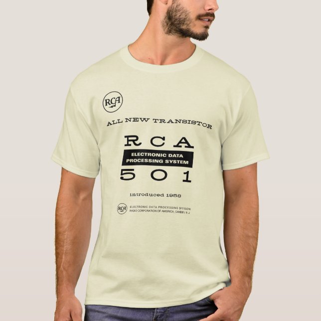 T-shirt do computador de RCA 501 (Frente)