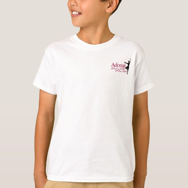 T-Shirt do concerto de Primavera BRANCO para crian (Frente)