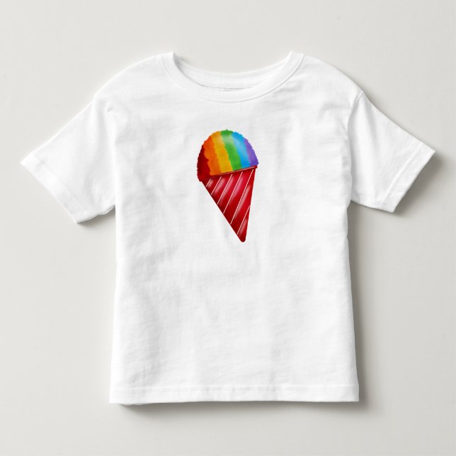 t-shirt do cone de neve (Frente)