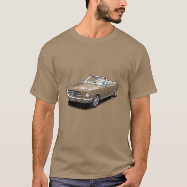 T-shirt do Convertible do carro de pônei da (Frente)