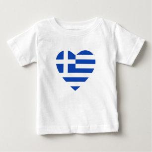 T-shirt do coração da bandeira da piscina