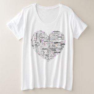 T-Shirt do Coração da mãe