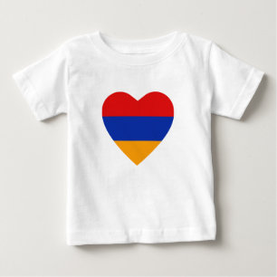 T-Shirt do Coração da Sinalizador Armênia