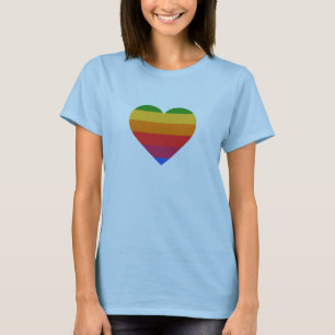 T-shirt do coração de Apple Mac