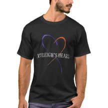 T-shirt do coração de Rayleigh