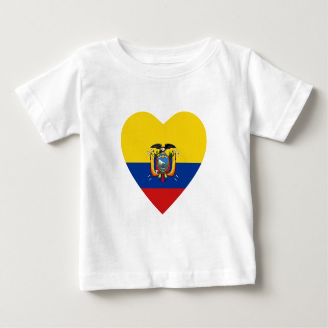 T-Shirt do Coração do Equador (Frente)