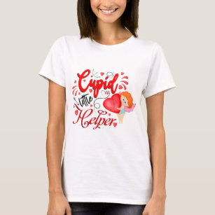 T-Shirt do Coração do namorados Angel para Mulhere