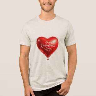 T-Shirt do Coração feliz dia de os namorados