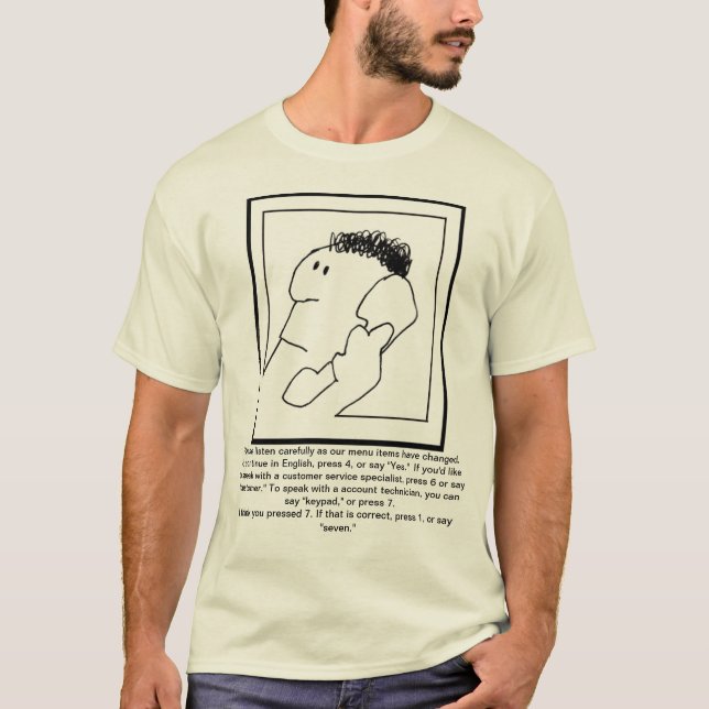 T-shirt do correio de voz (Frente)