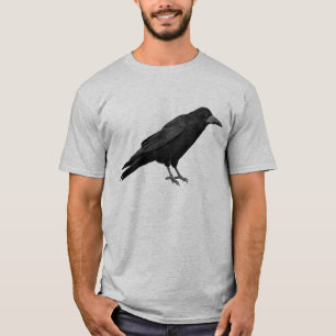 T-shirt do Corvid-amante do Rook de Ingleses