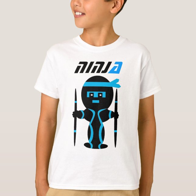 T-shirt do Couture do Gamer de Ninja Hiroshi (Frente)