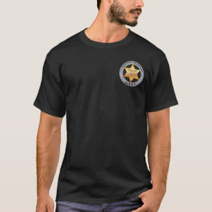 T-Shirt do CRACHÁ do AGENTE DE RECUPERAÇÃO FUGITIV