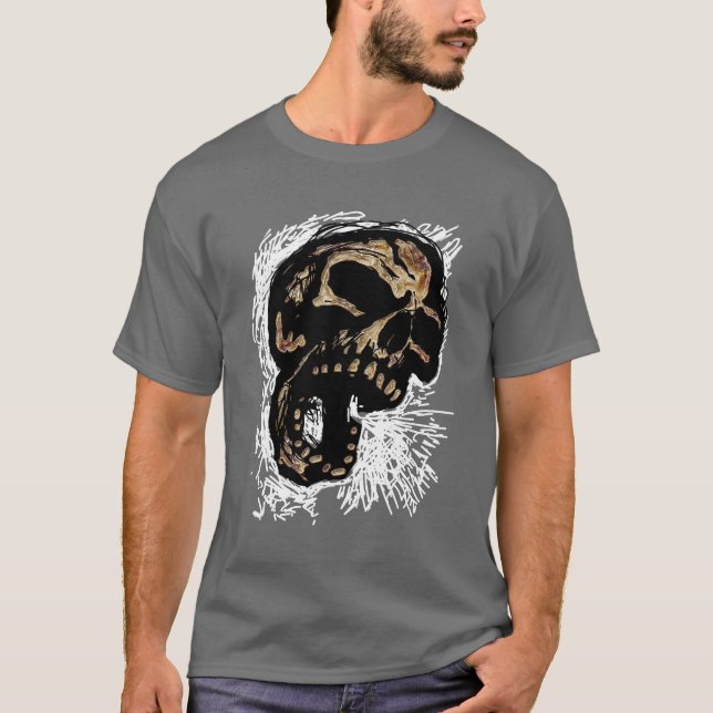 T-shirt do crânio (Frente)