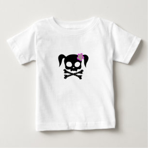 T-shirt *** do crânio da cauda de pônei
