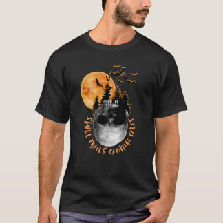 T-Shirt do Crânio de Halloween