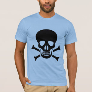 T-Shirt do crânio humano