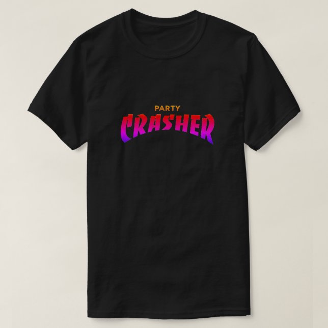 T-Shirt do Crasher do Partido (Frente do Design)