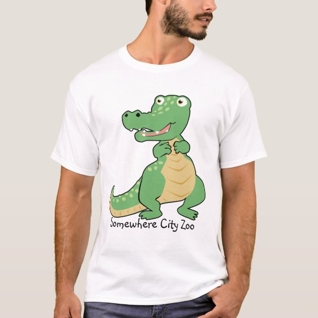 T-shirt do crocodilo dos desenhos animados (Frente)