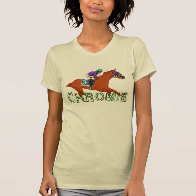 T-shirt do cromo de Chromie Califórnia (Frente)