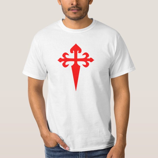 T-shirt do cruzado de Santiago (Frente)