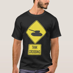 T-shirt do cruzamento do tanque