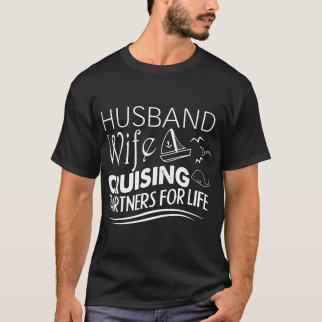 t-shirt do cruzeiro da esposa do marido (Frente)