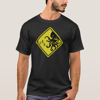 T-shirt do cuidado de Cthulhu
