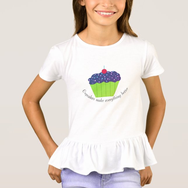 T-shirt do cupcake (Frente)