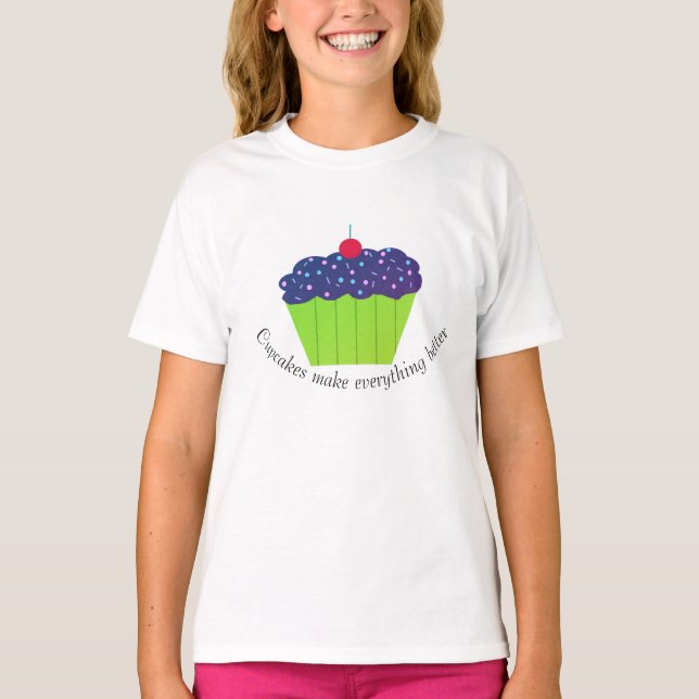 T-shirt do cupcake (Frente)