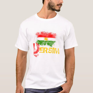 T-shirt do Curdistão com o "DERSIM "