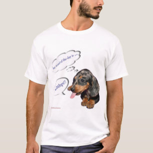 T-shirt Do "Dachshund da atitude filhote de cachorro"