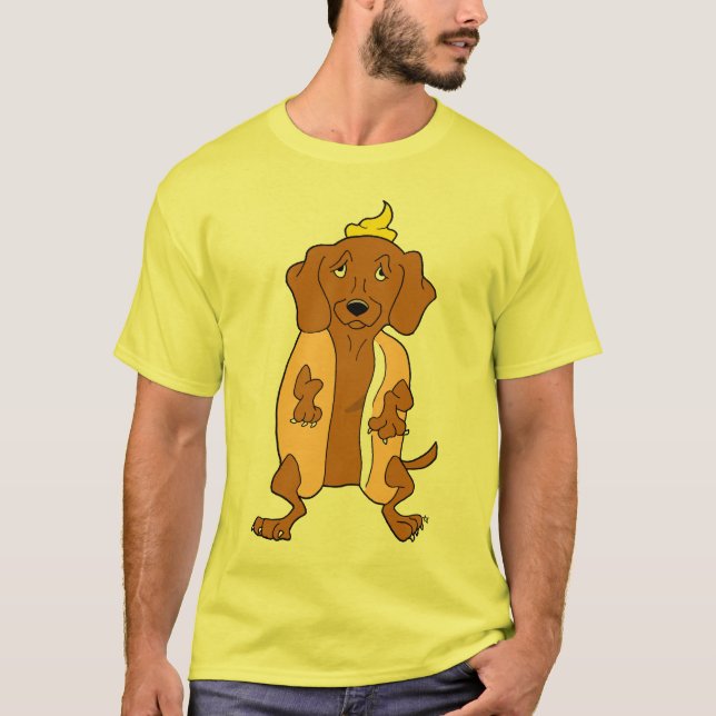 T-shirt do Dachshund do cão do Wiener (Frente)