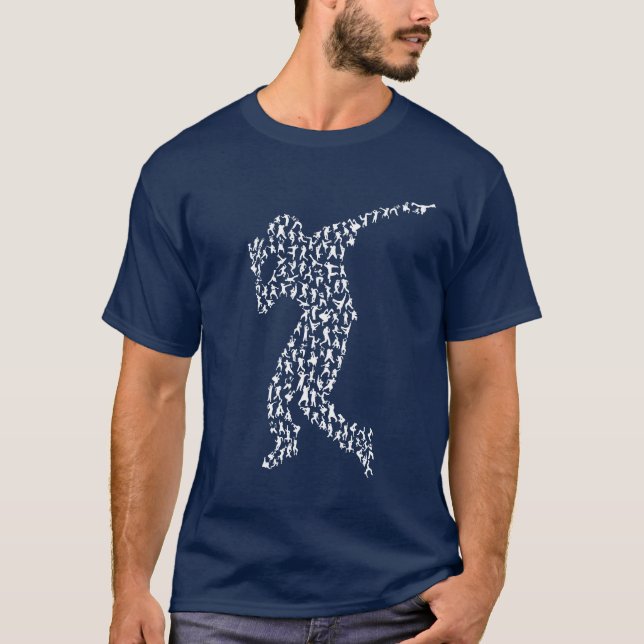 T-shirt do dançarino de Hip Hop (Frente)