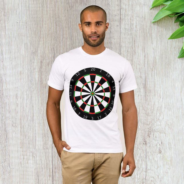 T-Shirt do Dartboard Mens (Criador carregado)