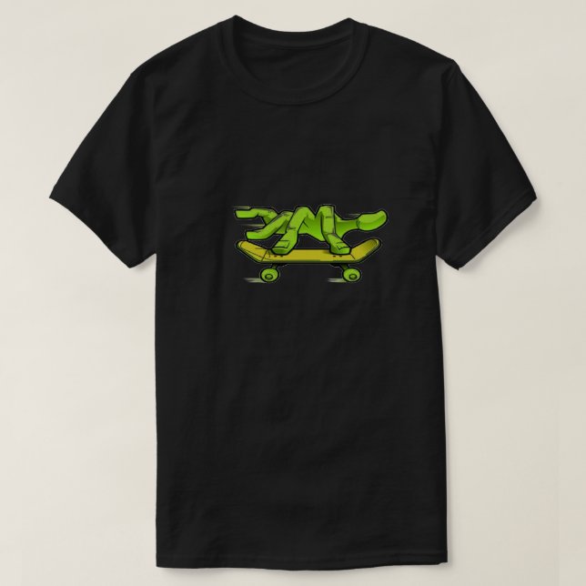 T-shirt do Dedo-Skate (Frente do Design)