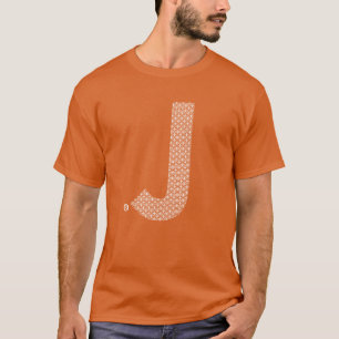 T-shirt do desenhista da letra J (ele ou meninas)
