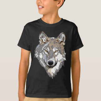T-shirt do desenho do lobo