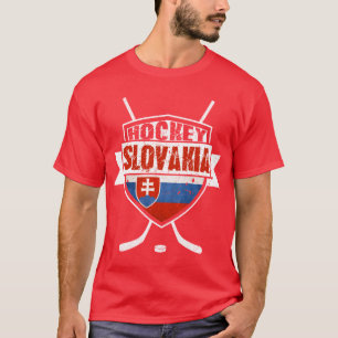 T-shirt do design da bandeira de Slovakia do