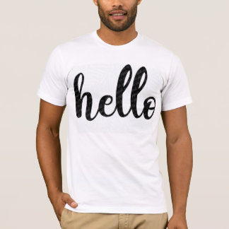 t-shirt do design de texto