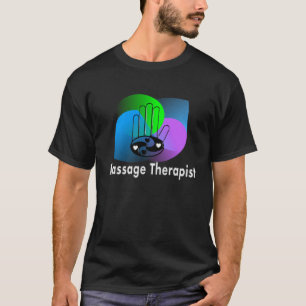 T-shirt do design do abstrato do terapeuta da