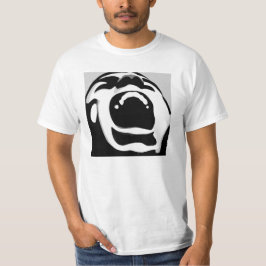 T-shirt do design do gritar