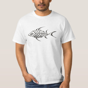 T-shirt do design dos peixes
