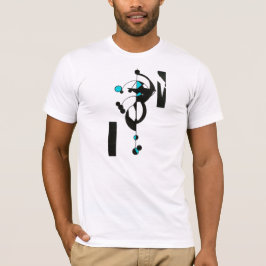 T-Shirt do Design Teal Geo