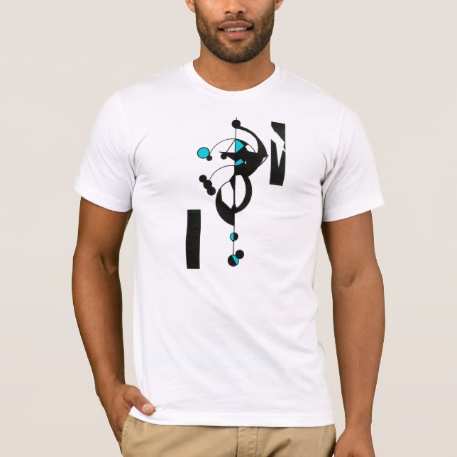 T-Shirt do Design Teal Geo (Frente)