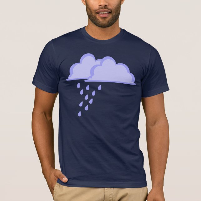 T-shirt do dia chuvoso (Frente)