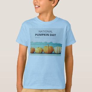 T-shirt do dia da abóbora