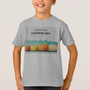 T-shirt do dia da abóbora
