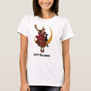 T-shirt do Dia das Bruxas das mulheres